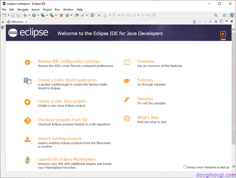 Cài đặt Selenium Webdriver - Eclipse IDE GUI